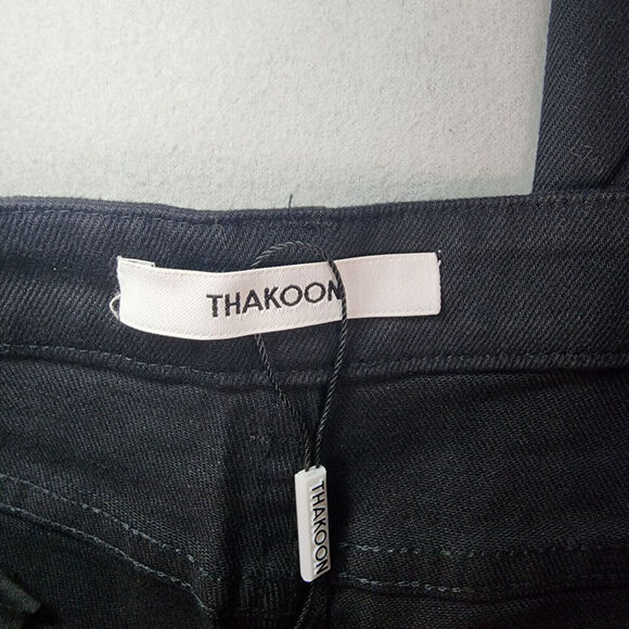 THAKOON Women's Classic‎ Cropped Jean Black Size 8 - NWOT - Picture 5 of 7